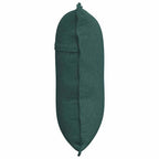 Cuscino per Schiena Verde Scuro 60 x 19 x 50 cm Tessuto