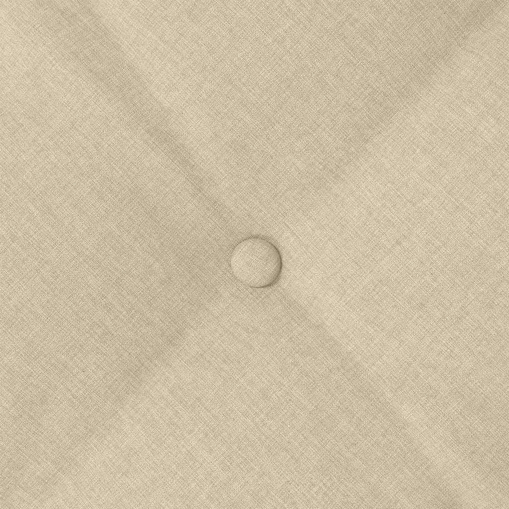 Cuscino per Schiena Crema 60 x 19 x 50 cm Tessuto