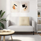 Cuscino per Schiena Crema 60 x 19 x 50 cm Tessuto