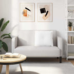 Cuscino per Schiena Bianco 60 x 19 x 50 cm Tessuto