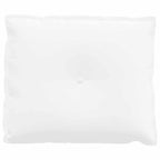Cuscino per Schiena Bianco 60 x 19 x 50 cm Tessuto