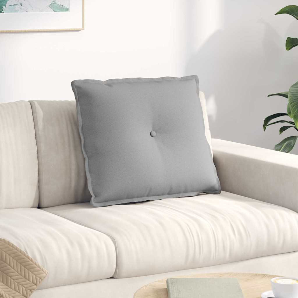 Cuscino per Schiena Grigio Nuvola 60 x 19 x 50 cm Tessuto
