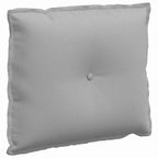 Cuscino per Schiena Grigio Nuvola 60 x 19 x 50 cm Tessuto