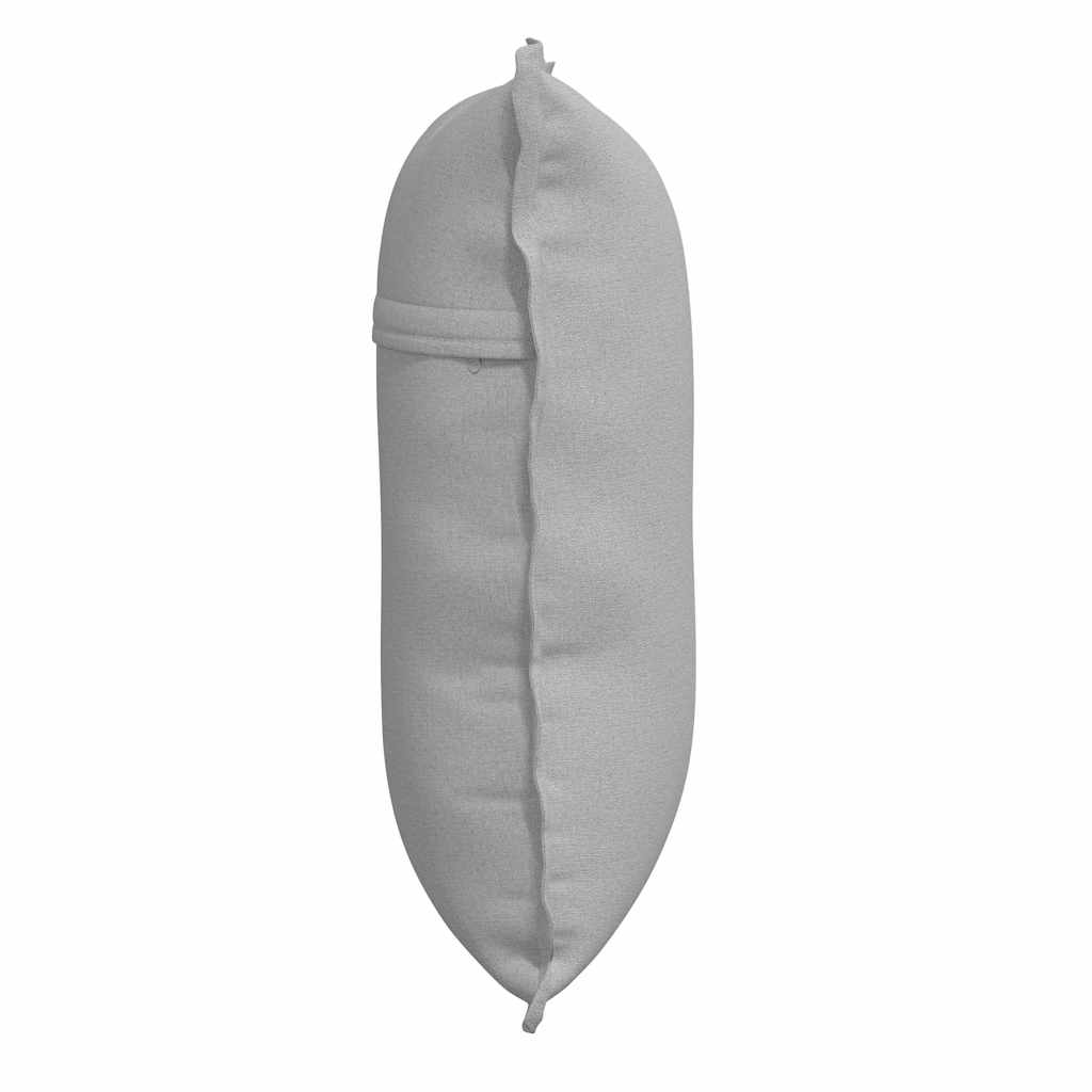 Cuscino per Schiena Grigio Nuvola 60 x 19 x 50 cm Tessuto
