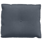 Cuscino per Schiena Grigio scuro 60 x 50 cm Tessuto in Cords