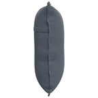 Cuscino per Schiena Grigio scuro 60 x 50 cm Tessuto in Cords
