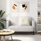 Cuscino per Schiena Crema 60 x 50 cm Tessuto in Cords