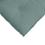 Cuscino per Schiena Verde Mare 60 x 50 cm Tessuto in Cords