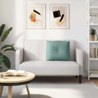 Cuscino per Schiena Verde Mare 60 x 50 cm Tessuto in Cords