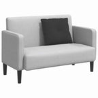 Cuscino per Schiena Nero 60 x 50 cm Tessuto in Microfibra