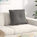 Cuscino per Schiena Grigio chiaro 60 x 50 cm Tessuto in Cords