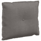 Cuscino per Schiena Grigio chiaro 60 x 50 cm Tessuto in Cords