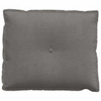Cuscino per Schiena Grigio chiaro 60 x 50 cm Tessuto in Cords