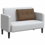 Cuscino per Schiena Marrone 80 x 19 x 50 cm Tessuto