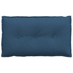 Cuscino per Schiena Blu 80 x 19 x 50 cm Tessuto