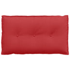 Cuscino per Schiena Rosso 80 x 19 x 50 cm Tessuto