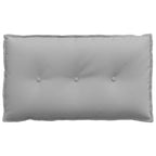 Cuscino per Schiena Grigio Nuvola 80 x 19 x 50 cm Tessuto