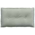 Cuscino per Schiena Grigio chiaro 80 x 50 cm Tessuto in Cords