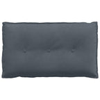 Cuscino per Schiena Grigio scuro 80 x 50 cm Tessuto in Cords