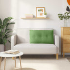 Cuscino per Schiena Verde chiaro 80 x 50 cm Tessuto in Cords