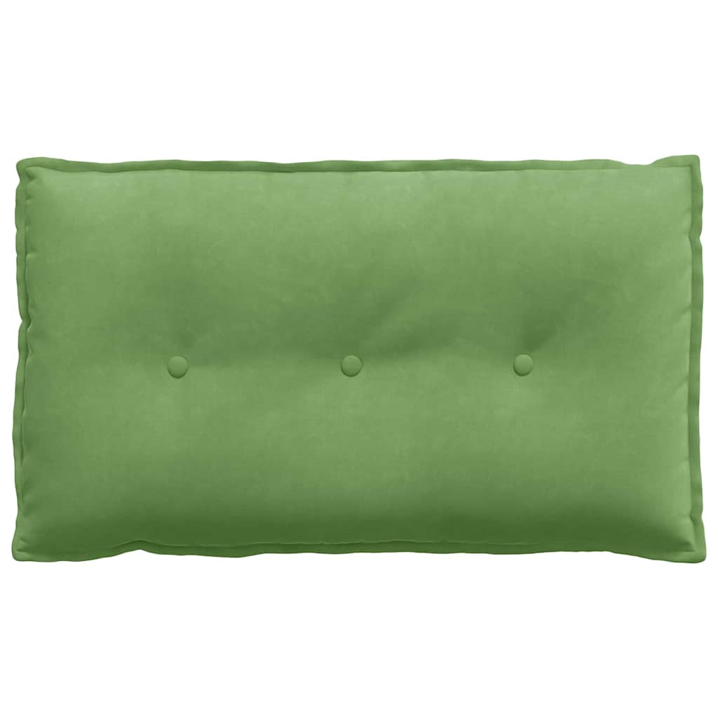Cuscino per Schiena Verde chiaro 80 x 50 cm Tessuto in Cords