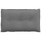 Cuscino per Schiena Grigio scuro 80 x 50 cm