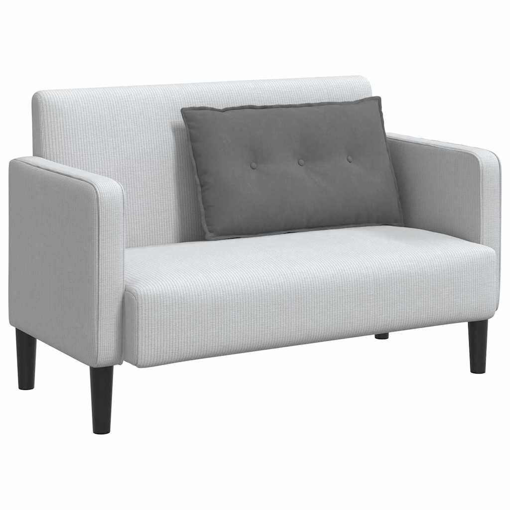 Cuscino per Schiena Grigio scuro 80 x 50 cm
