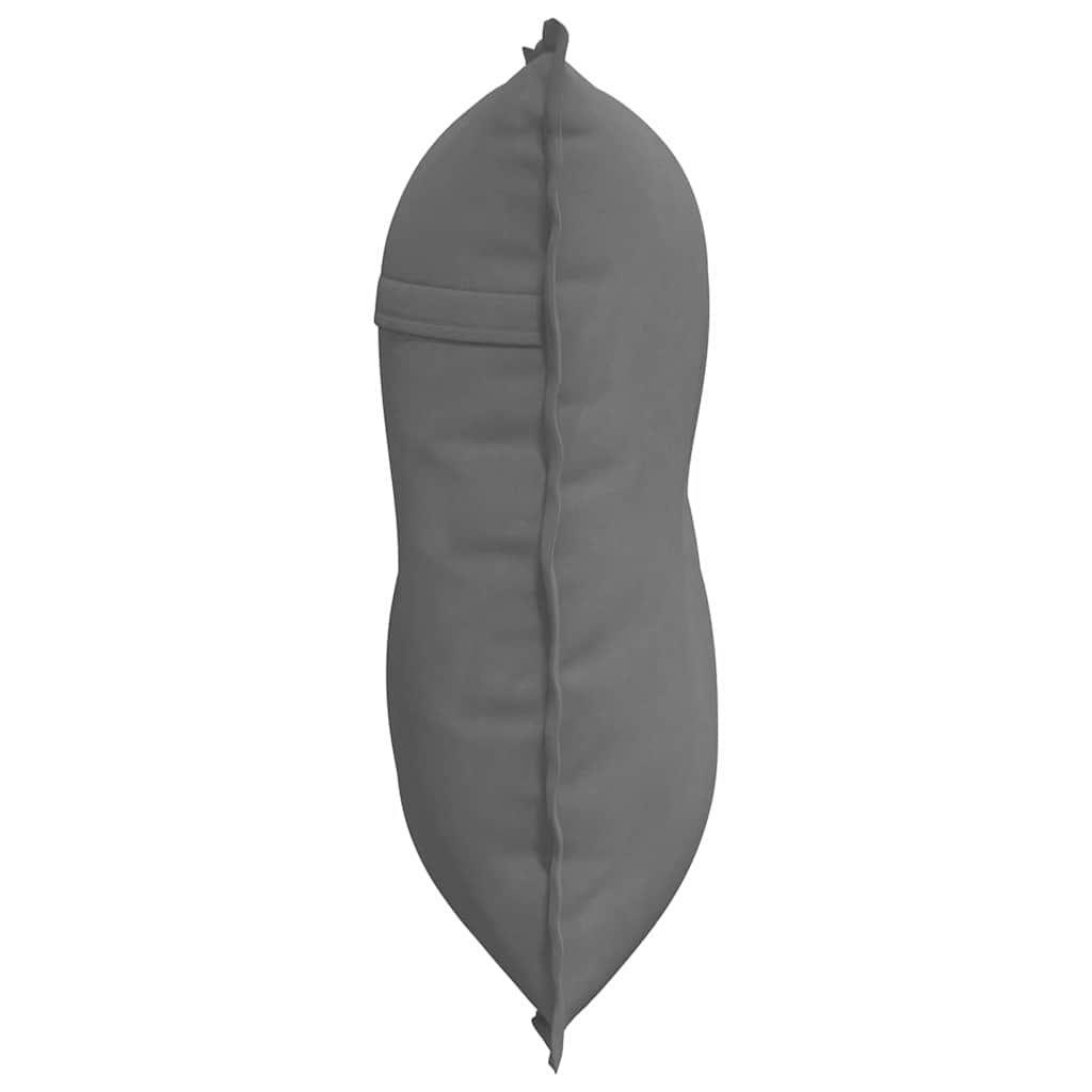 Cuscino per Schiena Grigio scuro 80 x 50 cm