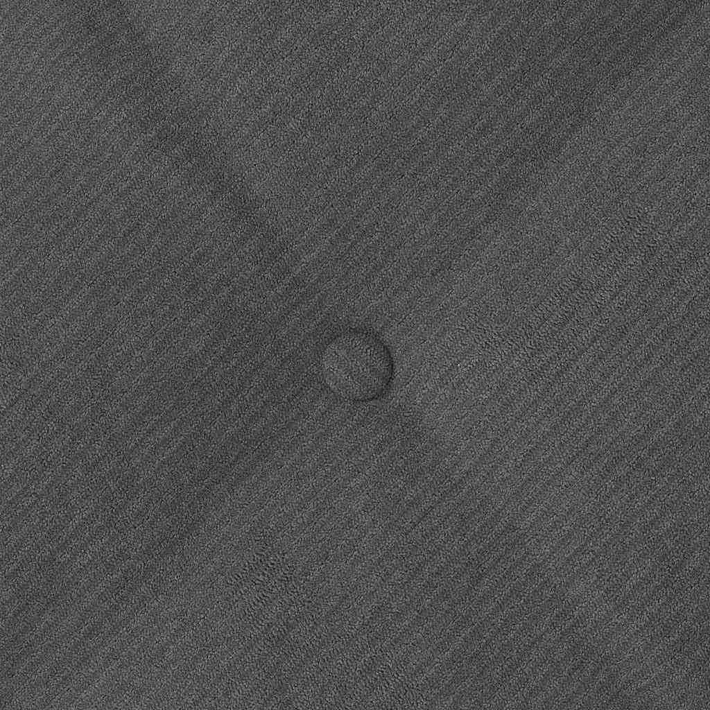 Cuscino per Schiena Grigio scuro 80 x 50 cm Tessuto in Cords