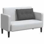 Cuscino per Schiena Grigio scuro 80 x 50 cm Tessuto in Cords