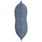 Cuscino per Schiena Blu 80 x 50 cm Tessuto in Cords