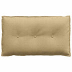 Cuscino per Schiena Grigio Verde 80 x 50 cm Tessuto in Cords