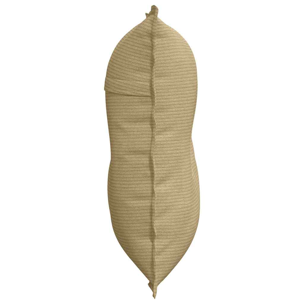 Cuscino per Schiena Grigio Verde 80 x 50 cm Tessuto in Cords