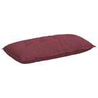 Cuscino per Schiena Rosso Vino 100 x 19 x 50 cm Tessuto