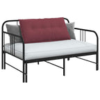 Cuscino per Schiena Rosso Vino 100 x 19 x 50 cm Tessuto
