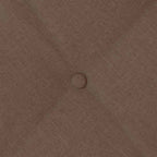 Cuscino per Schiena Marrone 100 x 19 x 50 cm Tessuto