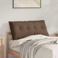 Cuscino per Schiena Marrone 100 x 19 x 50 cm Tessuto