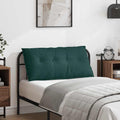 Cuscino per Schiena Verde Scuro 100 x 19 x 50 cm Tessuto