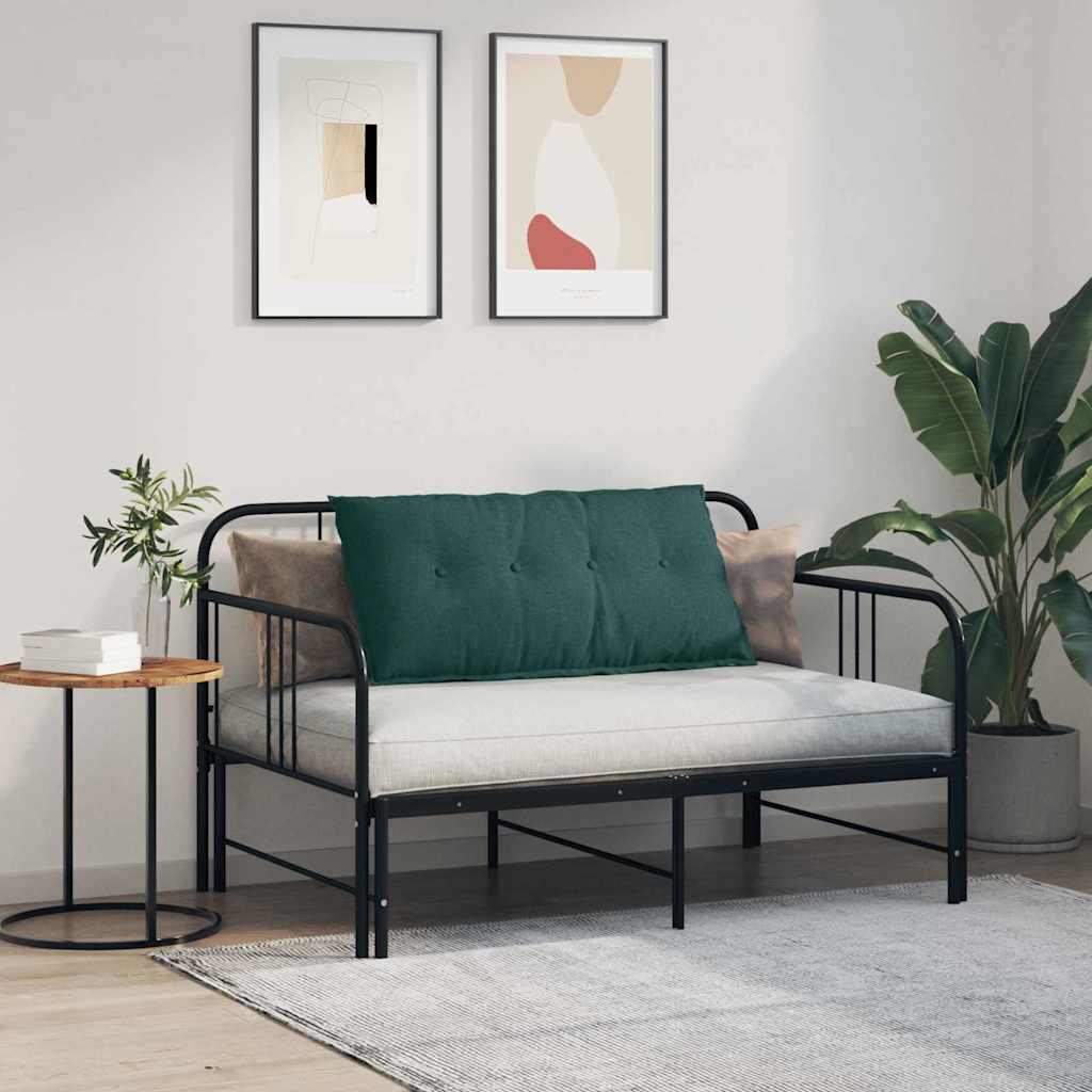 Cuscino per Schiena Verde Scuro 100 x 19 x 50 cm Tessuto