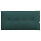 Cuscino per Schiena Verde Scuro 100 x 19 x 50 cm Tessuto
