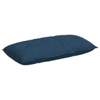 Cuscino per Schiena Blu 100 x 19 x 50 cm Tessuto