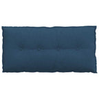 Cuscino per Schiena Blu 100 x 19 x 50 cm Tessuto