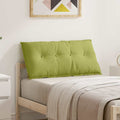Cuscino per Schiena Verde chiaro 100 x 19 x 50 cm Tessuto