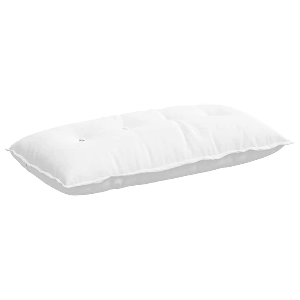 Cuscino per Schiena Bianco 100 x 19 x 50 cm Tessuto