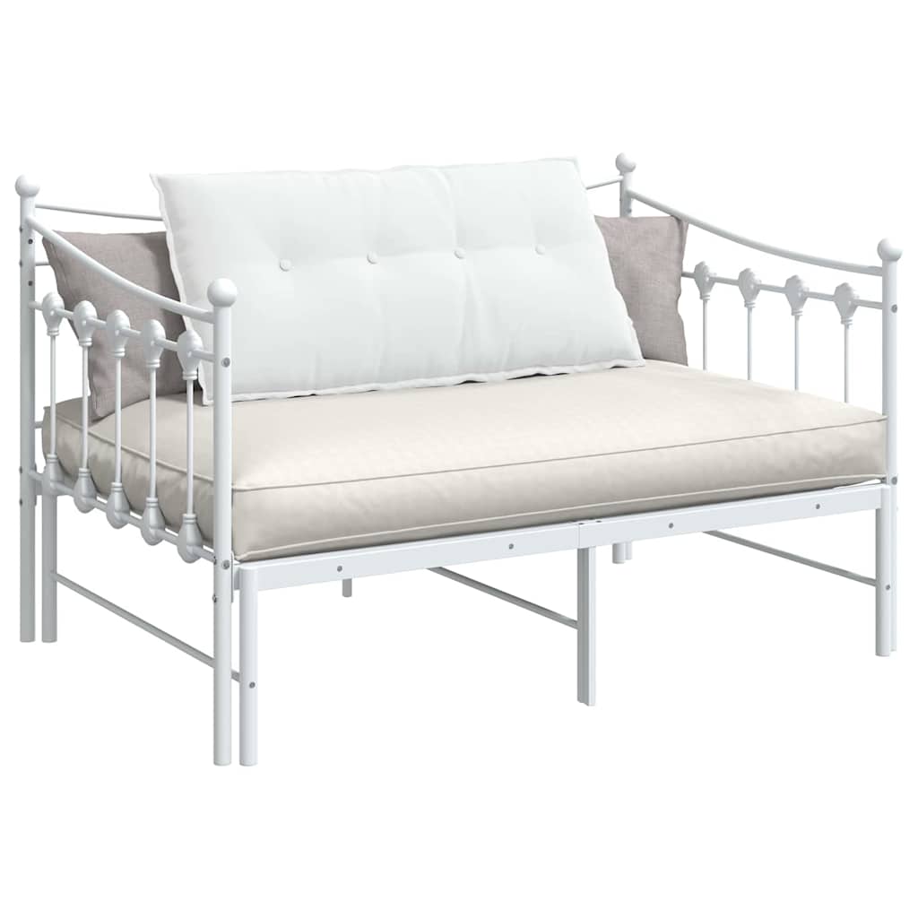 Cuscino per Schiena Bianco 100 x 19 x 50 cm Tessuto