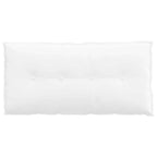 Cuscino per Schiena Bianco 100 x 19 x 50 cm Tessuto