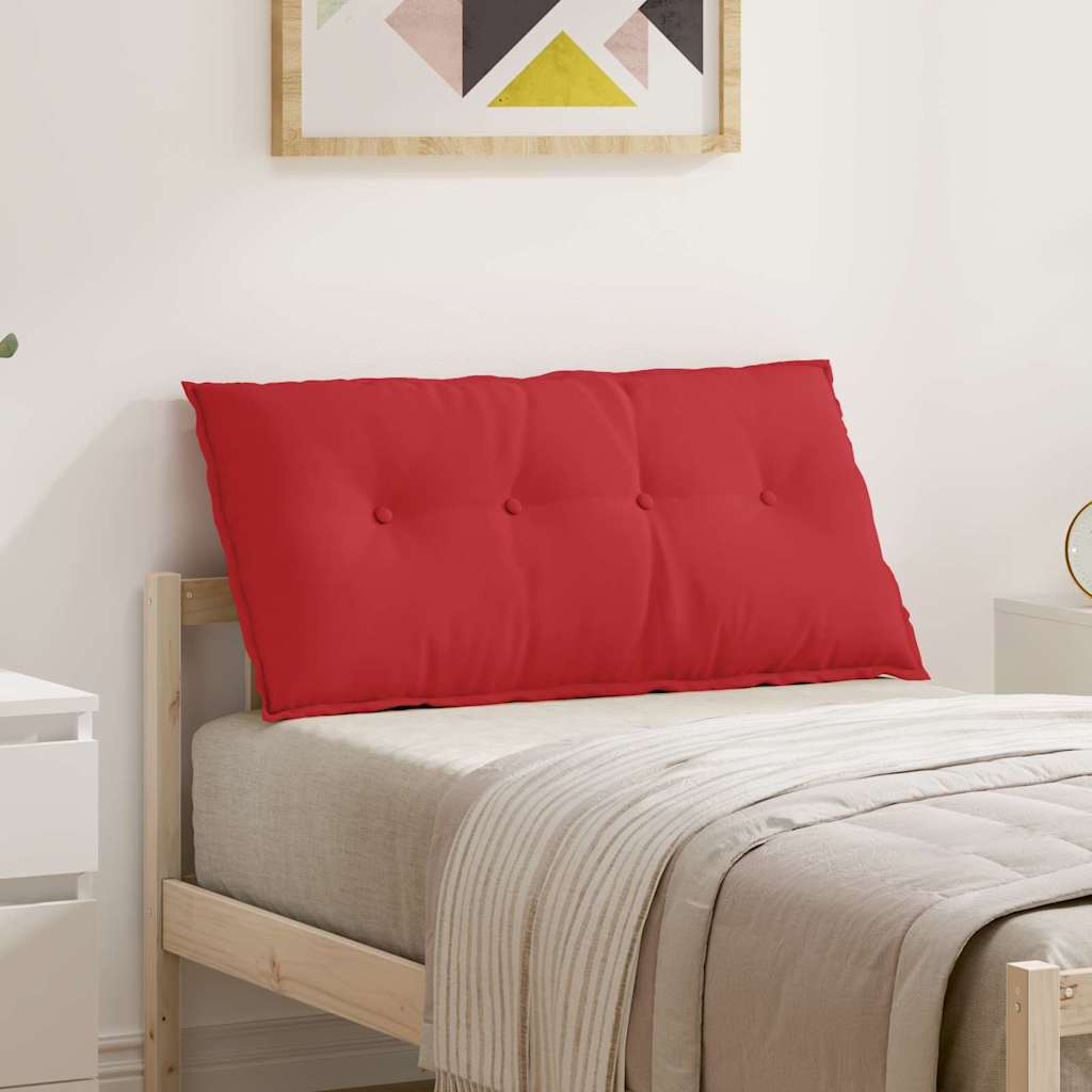 Cuscino per Schiena Rosso 100 x 19 x 50 cm Tessuto