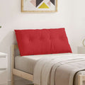 Cuscino per Schiena Rosso 100 x 19 x 50 cm Tessuto