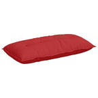 Cuscino per Schiena Rosso 100 x 19 x 50 cm Tessuto