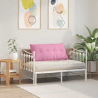 Cuscino per Schiena Rosa 100 x 19 x 50 cm Tessuto